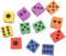BESTonZON 12St Würfeln farbige Würfel Standard-Spielwürfel Puzzle-Spielzeug Lernwürfel RPG-Würfel kinderzimmer Spielzeug kinderspielzeug Toys Kinder, die Würfel Spielen große Würfel