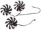3pcs 87mm DC12V Graphics Card Cooling Fan For Gainward 2060 2080 Super Video Card Cooler Fan