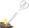 Qumiuu Feuerholzgreifer, Holzgreifer für Feuerstelle - Rutschfeste Brennholzzange - Praktische Lagerfeuer-Werkzeuge, Kamin-Werkzeuge für Camping, Grillen, Picknick