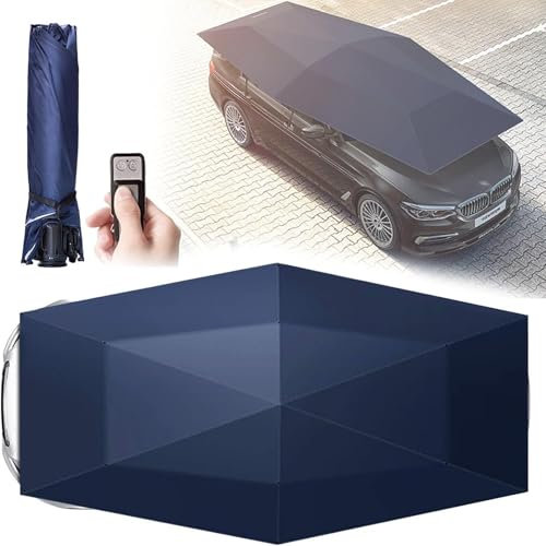Cochera móvil con control remoto, plegable totalmente automático para protección solar, diseño ligero para una fácil instalación