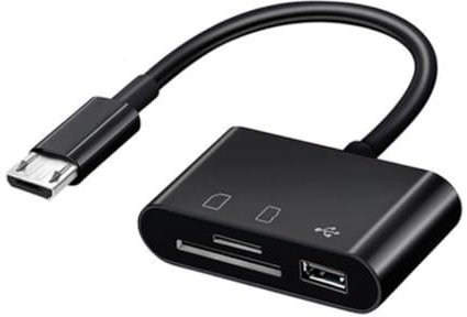 Portable USB C To Memory Card Reader Adapter For Quick Data Transfer MultiFunction Durability