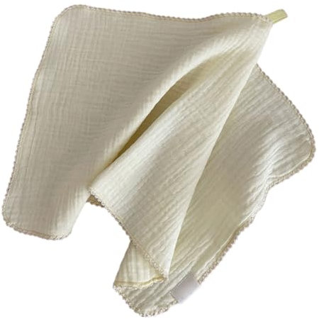 Qcbuegof Delicato Cotone Bambini Asciugamani 4 Strati Panno di Lavaggio Per La Pulizia Del Viso Forte Assorbimento D'acqua Panno Facile Da Trasportare Assorbente Bambini Asciugamano