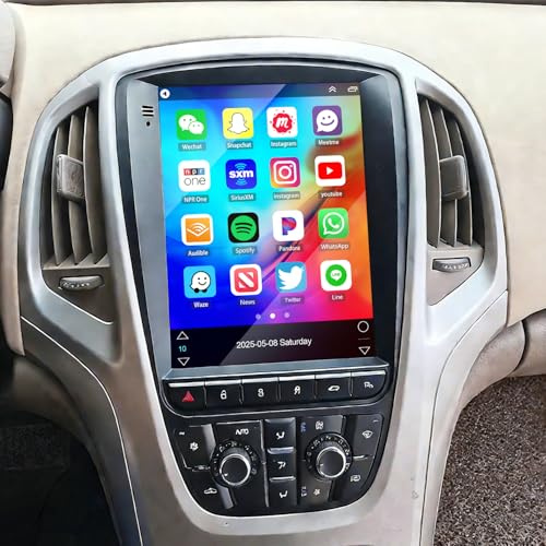 9.7” 4+64G Android 14 Double Din Car Stereo Upgrade for Opel Vauxhall Astra j/Buick Excelle 2009-2014 Car Radio w/Carplay Android Auto Touch Screen GPS Navi Bluetooth WiFi FM/RDS/SWC Backup Camera