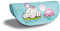 Nici Brillenetui Einhon Rainbow Bubble 41859, Minzgrün, 18 x 7.5 x 8 centímetros