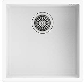 Fregadero Teka Tegranite Square 40.40 Color Arctic White Ref 115230029 Mueble De 50 Cm