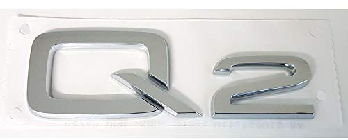 Audi 81A853741A2ZZ Schriftzug Q2 Emblem Logo Aufkleber Modellbezeichnung chrom glänzend