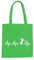 Herzschlag Handball Baumwolltasche - Ekg Handballer Handballspiel Sport Werfen Grün