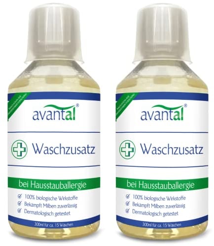 avantal® Anti-Milben Waschmittelzusatz | 2 x 300ml Doppelpack