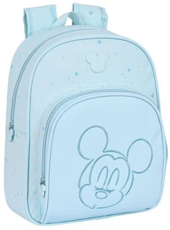 SAFTA Unisex Kid's Article Children's Backpack Adapt.Trolley Mickey Mouse Baby, Multicoloured, M