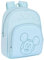 SAFTA Unisex Kid's Article Children's Backpack Adapt.Trolley Mickey Mouse Baby, Multicoloured, M