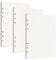 A5 Papier Karierte Nachfüllpapier Set, 6 Löcher Nachfüllbare Notizpapier Refill Paper, 135 Blätter Notebook Squared Paper Nachfülleinlagen für A5 Notizbuch Tagbuch Skizze Malerei