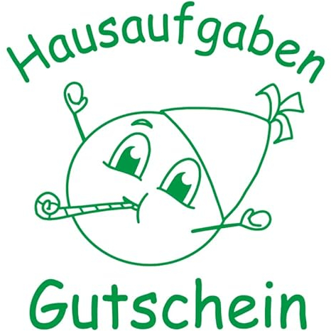 TimeTEX - Siebdruck-Stempel Perpetuum Hausaufgaben-Gutschein - 20 x 20 mm - 62368