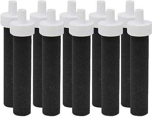 Filtre de bouteille d'eau de rechange pour Brita BB06 compatible avec Brita Hard Side et Sport Bottle Filter - Sans BPA (lot de 10A)