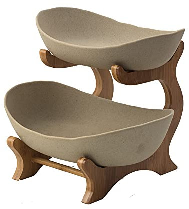 Squisito set di ciotole per frutta di lusso europeo, vassoio per frutta a tre strati, in plastica, può contenere snack, frutta secca, frutta e noci, adatto per controsoffitti per bancone della cucina