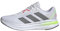 adidas Herren Galaxy 7 Running Shoes Laufschuhe, Cloud White/Iron Metallic/Lemon, 42 2/3 EU
