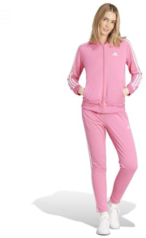 adidas Femme Essentials 3-Stripes Track Suit, pulse magenta/white, XS Short
