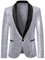 Glitzer Sakko Herren Goldene Hochzeit Party Pailletten Blazer Slim Fit Männer Anzug EIN Knopf Smoking Jackett Herren Weihnachten Silvester Party Glänzende Anzugjacke Performance-Kostüm