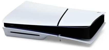 für PS5 Slim Konsole Aufkleber, Carbon Fiber Decal Sticker Skin, Schutzhülle (Schwarz mattiert)