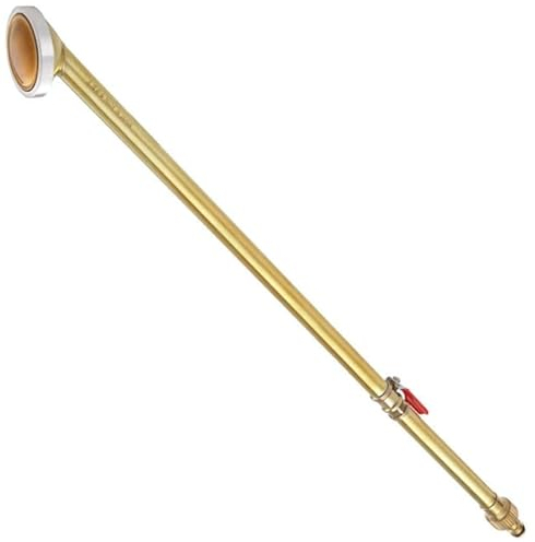 Messing Gießstab mit präzisem Sprühstrahl und Hahn, 60 cm, Kopf Ø 65 mm, N. Löcher 592 - Made in Japan