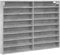 vidaXL Vitrinenschrank, Wandvitrine mit Stauraum, Hängevitrine für Schlafzimmer Wohnzimmer Flur, Vitrine Wandschrank, Betongrau Holzwerkstoff