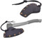 Leder Beil Scheide Abdeckung Camping Äxte Kopf Holster Schutz Handcrated (Blakc, XL 4 3/20.3 cm ~ 4 7/20.3 cm)