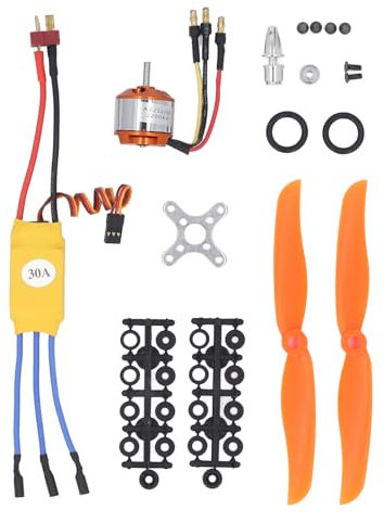 RC Flugzeug Bürstenloser Motor 2212 6T 2200KV Motor 30A ESC Propeller Kit für F450 550 Quadcopter RC Flugzeug Motor Kit für Segelflugzeuge Quadrocopter Hubschrauber