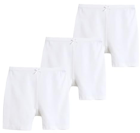 Allmeingeld Girls' Shorts Cycling Short Under Dress 3 Pack Set for 3-12 Years