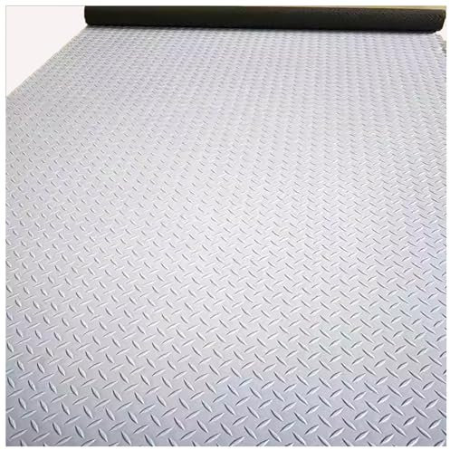 Garage Floor Mats, Prevent Slip Garage Mats, Shop Floor Parking Mats,for Workshop,Gym,PVC Garage Flooring Roll,Trade Show Flooring, Basement Tiles(1500x120cm/591x47.3)