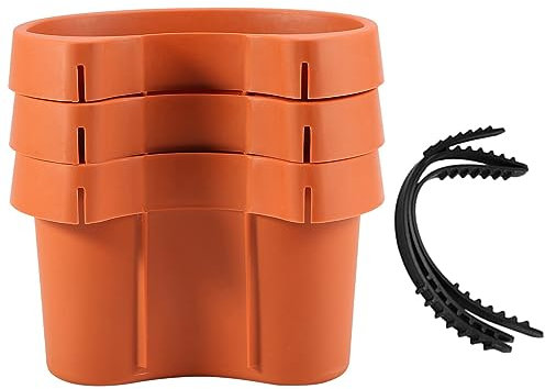 Asuinxurr 3 Teile/Los Einzigartige Dachrinne Fall Rohr Garten Blumen Topf Abfluss Rohr Blumen Töpfe Wannen Abfluss Rohr Garten Pflanz Gefäße