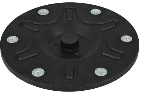 vhbw Disco Porta-Lama Compatibile con Segway Navimow i105E, i110n, i108E Tosaerba - Nero