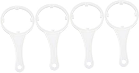 SEWACC 4pcs Plastic Water Filter Wrench Tool Heavy Duty Filter Canister Spanner for Easy Replacement Reverse Osmosis Systems
