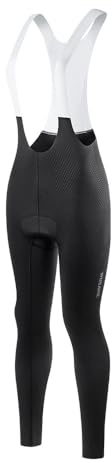 WMDMJT Salopette Ciclismo Donna Lunga, Asciugatura Rapida, Tuta MTB Imbottita, Pantaloncini Ciclismo Traspiranti per Bici da Strada,Black-L