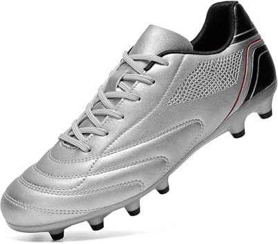 HaloTeam Scarpe da Calcio Uomo Spikes Tacchetti Professionale Scarpe da Allenamento Leggero Antiscivolo Scarpe da Calcetto 39 EU-45 EU