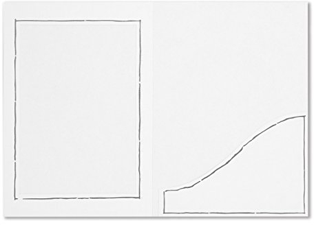 WEBAFI Verkaufsmappen 2-seitig Foto Portraitmappen Fotomappen Leporellos Passepartout und Einstecktasche (Goldrand, 50 Stück 13 x 18 cm) Stückpreis € 0,90