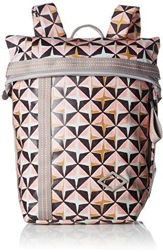 Oilily Damen Lori Geometrical Backpack Mvf Rucksackhandtasche Pink (Rose)