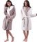 HOMELEVEL Vestaglia Donna Invernale - Accappatoio Donna da Casa - Vestaglia Calda in Morbido Tessuto Sherpa - Design Reversibile con Cappuccio e Tasche - Diverse Taglie e Colori