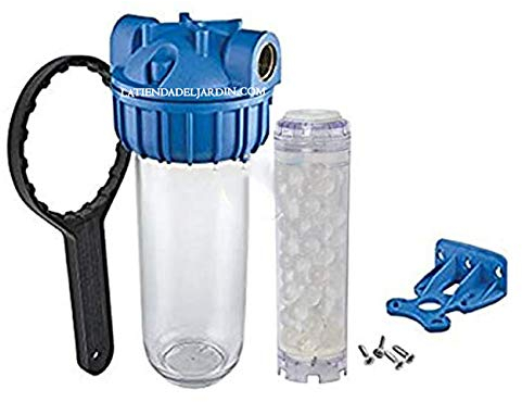 Pack 4 x FILTRO de SEDIMENTOS 1. Elimina tierra, barro y otras partículas del agua. Filtro de hilos con vaso contenedor incluido.