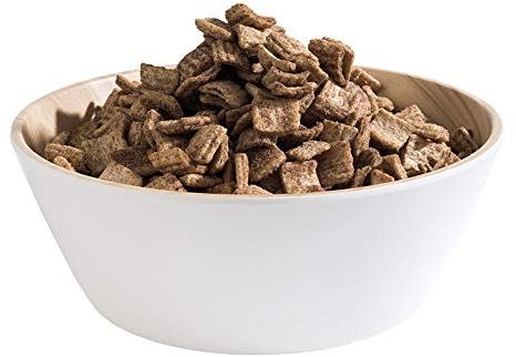 APS „Frida“, nahezu unzerbrechliche Melamin Schale, stabile Kunststoff Schüssel, Salatschüssel, Ø 20 cm x H: 7,5 cm, Snack-Schale, stapelbar, innen Holzoptik, außen weiß, spülmaschinengeeignet