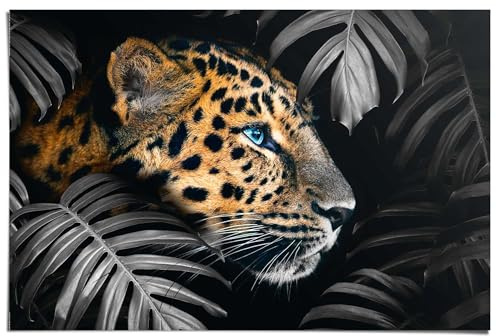 REINDERS Poster, Leopard, Schlafzimmer, Poster, Wanddeko, Room Decor, Bilderdruckpapier, Mehrfarbig, 61 x 91,5