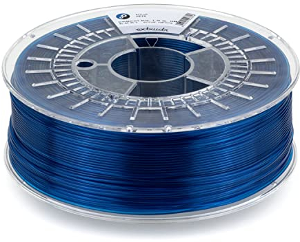 extrudr® PETG ø1.75mm (1.1kg) 'TRANSPARENT BLAU' - 3D Drucker Filament - Made in Austria - höchste Qualität zum fairen Preis!