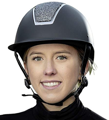 United Sportproducts Germany USG 13250022-100-303 Comfort Jewel Reithelm, Schwarz, Größe: S