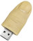 LEIZHAN 16GB USB-Stick Hochgeschwindigkeits-Silikon Memory Stick Cartoon Speicherstick Flash-Speicher-Stick Pen Drive Laptop-Computer PC Windows (16GB, Finger)