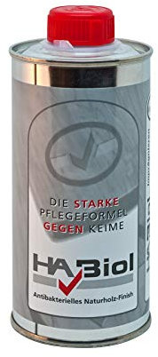 HABiol 250ml Holzöl 0,25l Holzpflege Arbeitsplattenöl Möbelöl Küchenplattenöl für INNEN