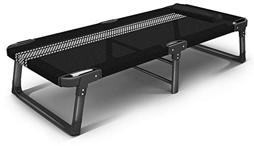 FUFU Deckchairs Lounge Chair, Nap Bed Klapp Einzelbett Home Einfache Lunch Bed Adult Tragbare Multifunktions-Feldbett 185x68x35cm Klappbar (Color : Ordinary)