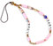 Zeayebsr 1 Stück rosa Böhmische Anti-verlorene Handykette Handygürtel Retro neue Acrylperlenkette bunte Perlenkette Handyanhänger Handykette Handyschmuck hängende Kette Damen