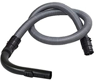 Complete Replacement Hose for Miele Classic C1 and S2 Canister Vacuum Cleaners. 1 Plastic Bent Hose End + 1 Hose Core. Compares to 07736191 5269091
