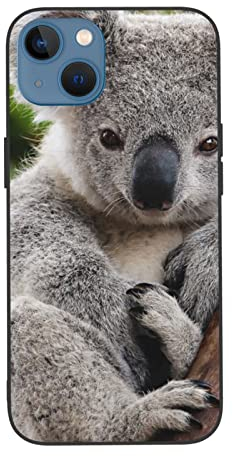 BEULSI Niedliche Koala-Handyhülle für iPhone 13, stoßfeste Handyhülle (für iPhone 13/13 Mini) Weiß