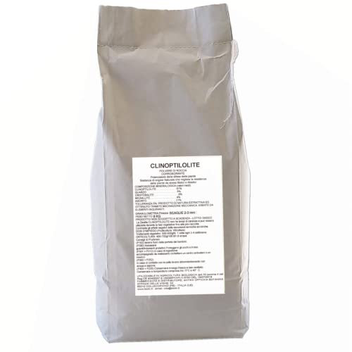 Bioki® Zeolite granulare a base di clinoptilolite ad elevata capacita' di idratazione e deidratazione, busta da 8 kg