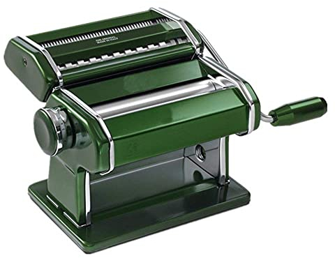 Máquina De Pasta Máquina De Pasta Manivela Manual Máquina De Rodillo De Pasta Máquina De Fideos Manual Perfecta para Hacer Cortador De Pasta De Espagueti Fresco (Color : Green