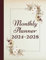Monthly Planner 2024-2028: Simple 5-Year Organizer (Jan 2024 - Dec 2028) To Help You Plan Each Month & Stay Organized | 60 Months Calendar Organizer With Federal Holidays | 8.5x11